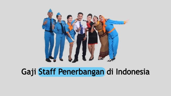 Gaji staff penerbangan