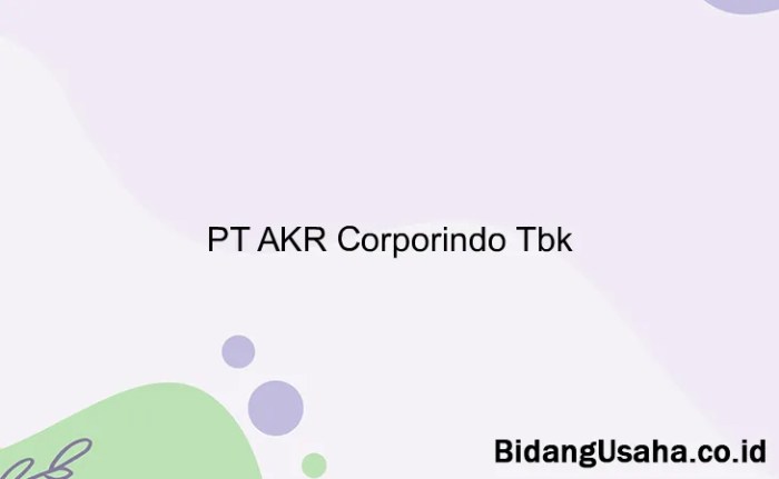 Corporindo akr tbk kemeja Gaji pt akr corporindo tbk