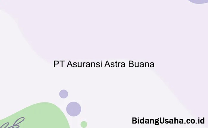 Gaji asuransi astra buana