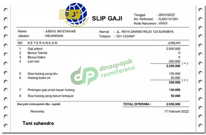 Buana jember Gaji pt fastrata buana