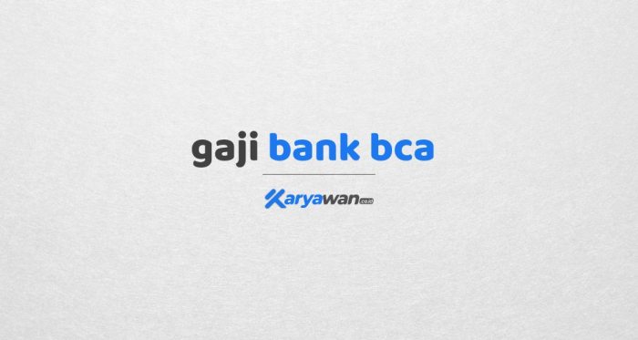 Gaji bca finance