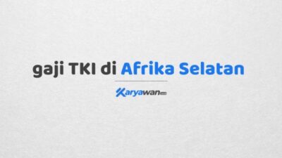 Gaji karyawan di afrika selatan