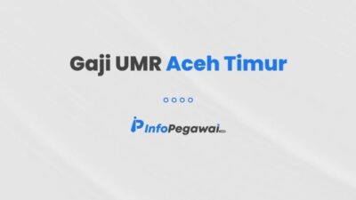 Gaji umr aceh timur 2024 terbaru