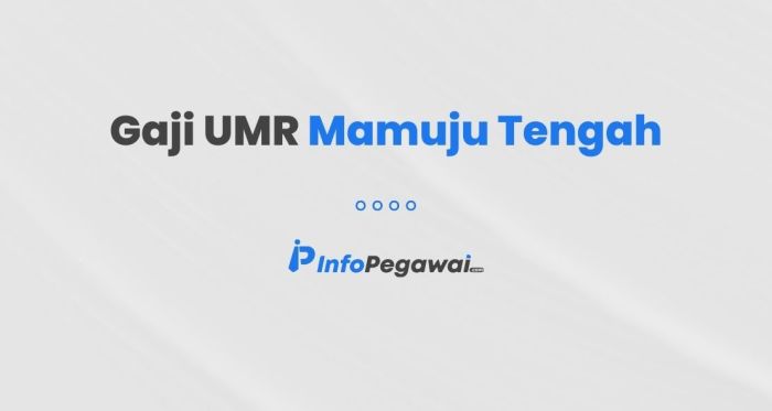 Gaji umr mamuju 2024 terbaru