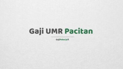 Gaji umr pacitan 2024 terbaru