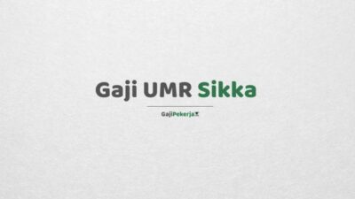 Gaji umr sikka 2024 terupdate