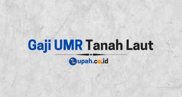 Gaji umr tanah laut 2024 terupdate