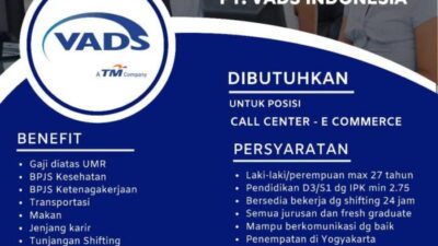 Gaji pt vads jogja