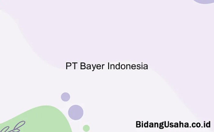 Gaji pt bayer indonesia