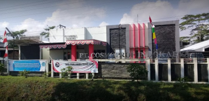 Gaji pt cosmoprof indokarya pemalang